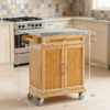Chariot Table cuisine ilot Roulant, en acier inoxydable