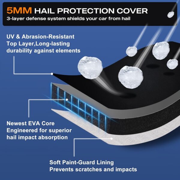 Housse de protection pour voiture contre la grele