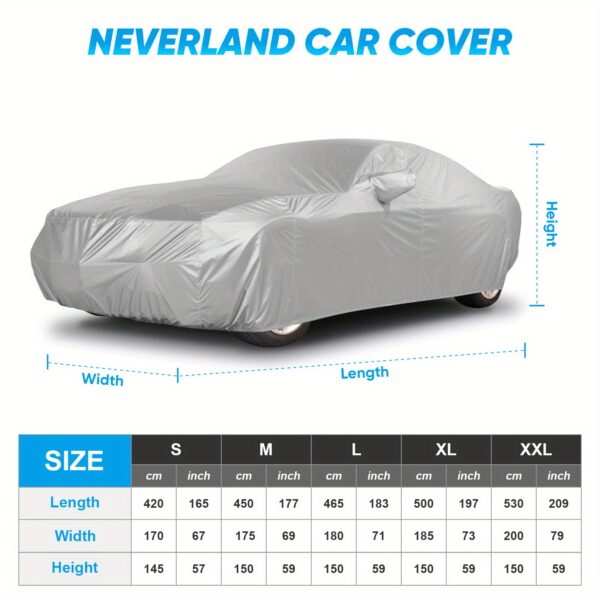 Housse de protection integrale pour voiture resistant