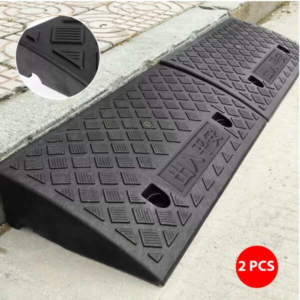 5616938c-04ee-4644-a059-cdd58d9647c2 Rampe antiderapante portable Noir 50x27x7cm