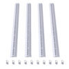 98f29bfec13d4373836457f2cc7e1044-goods Rails en aluminium avec oeillets d'attache, lot de 4 x 1 m