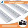 d451d1184b06444bb4172528538d1dfc-goods Rails en aluminium avec oeillets d'attache, lot de 4 x 1 m
