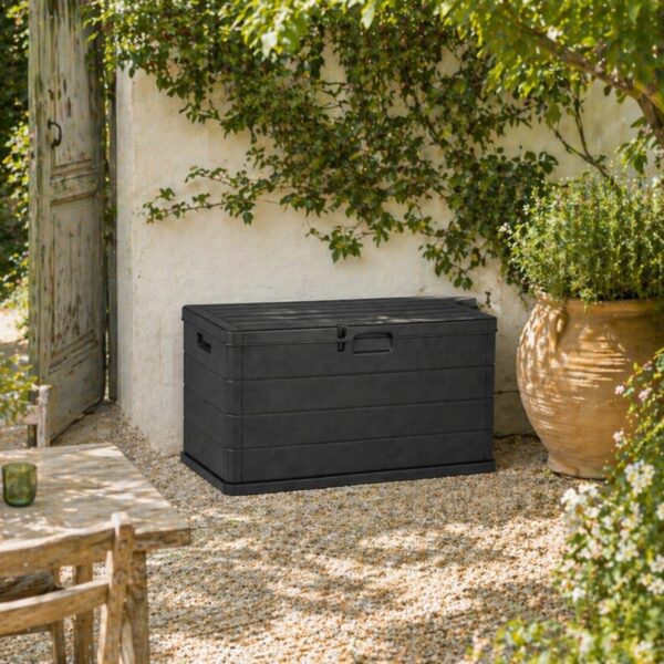 Coffre de jardin en résine 340L anthracite