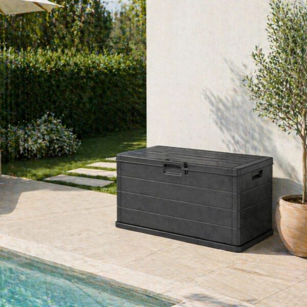 Coffre de jardin en résine 340L anthracite