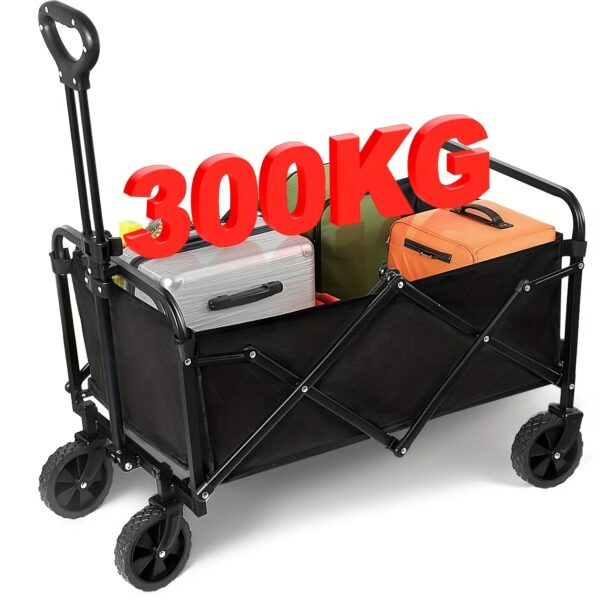 Chariot pliable compact 46,5 × 34 cm tout-terrain
