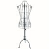 Mannequin femme filaire noir réglable - 140 à 160 cm