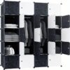 Armoire penderie modulable 20 cubes avec 2 tringles