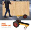 Chariot porte-panneaux tout-terrain 500 kg - roues pneumatiques et serrage