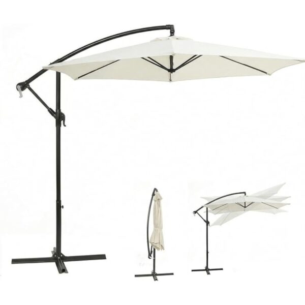 Parasol droit Sekey 300 cm inclinable