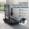 27d00173-2a9d-428c-9629-80cdbfe7d58f Chariot plateforme pliable 260 kg - plateau extensible et roues pivotantes 360°