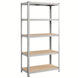 Rayonnage métallique SONGMICS 5 niveaux 100 x 50 x 200 cm - 600 kg