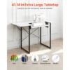 Table de couture VEVOR avec plateau pliable et support machine réglable - 140 cm