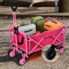 Chariot pliable compact 46,5 × 34 cm tout-terrain