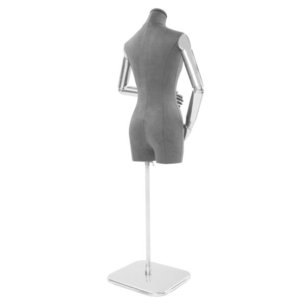 Mannequin de couture femme avec entrejambe et bras articulés - 120 à 210 cm