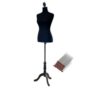 Mannequin de couture femme épinglable - hauteur réglable 130 à 168 cm