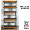 Rayonnage FLOORDIREKT Titan Rack 5 niveaux - 875 à 1 250 kg