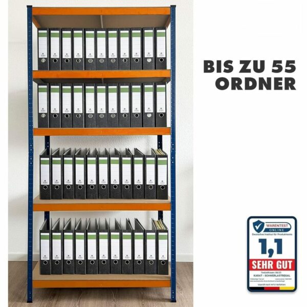 Rayonnage FLOORDIREKT Titan Rack 5 niveaux - 875 à 1 250 kg