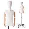 Petit mannequin enfant unisexe sur roulettes - hauteur réglable 142 à 204 cm