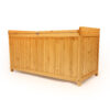 Coffre de jardin en bois de sapin - 113 × 60 × 53 cm
