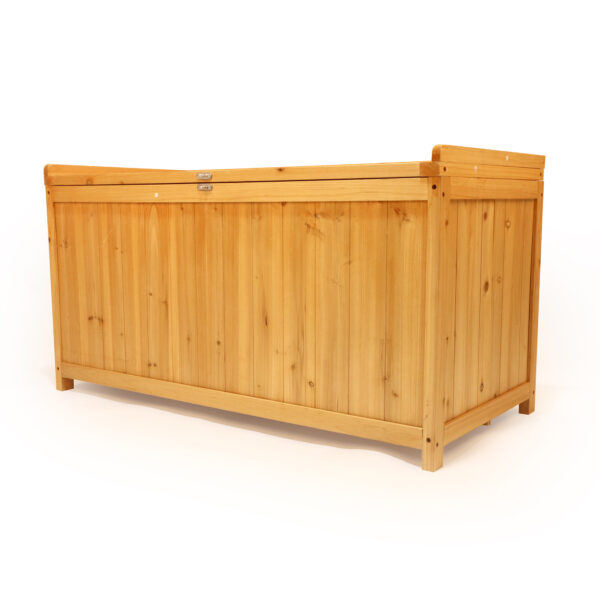 Coffre de jardin en bois de sapin - 113 × 60 × 53 cm