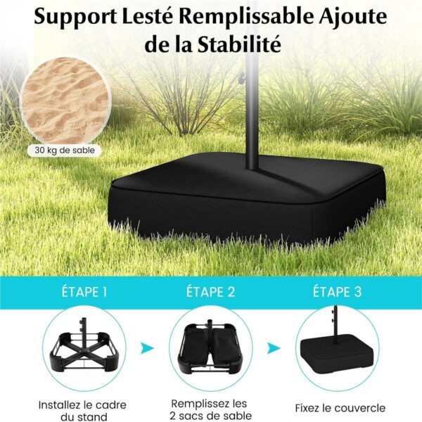 577c3d20-1595-41c1-88ef-a5205ba6db26 Parasol double familial 400 × 200 cm avec base