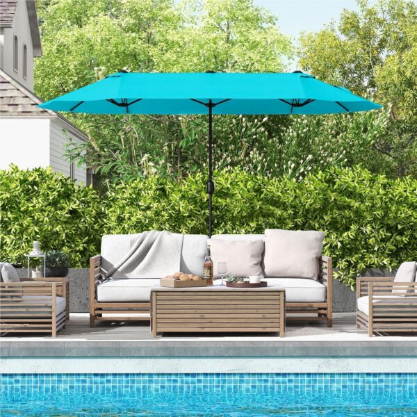 59b3eb6d-0ea7-4433-9971-ea4c64c6891a Parasol double familial 400 × 200 cm avec base
