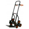 Diable monte-escalier pliable 200 kg - roues triples et cadre acier