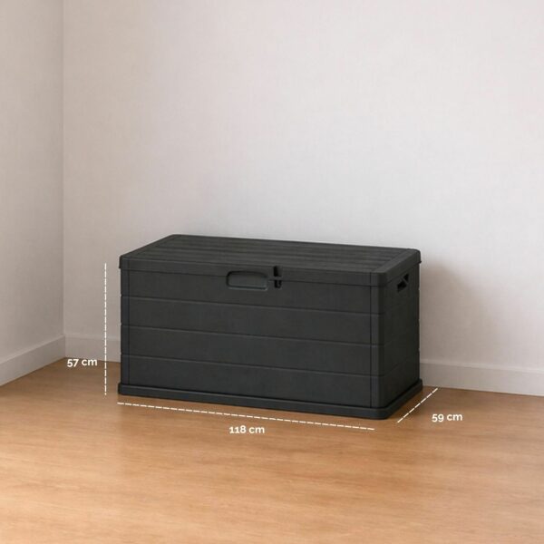 Coffre de jardin en résine 340L anthracite