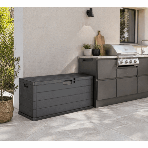 Coffre de jardin en résine 340L anthracite