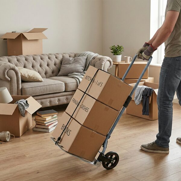 Diable pliant Relaxdays 120 kg en aluminium - compact et léger