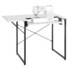 Table de couture VEVOR avec plateau pliable et support machine réglable - 140 cm