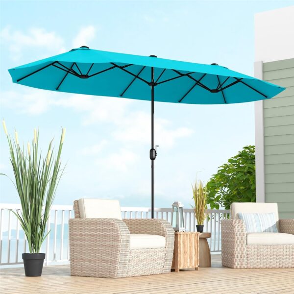71965efe-9d51-495a-b9f1-432ae14bcace Parasol double familial 400 × 200 cm avec base