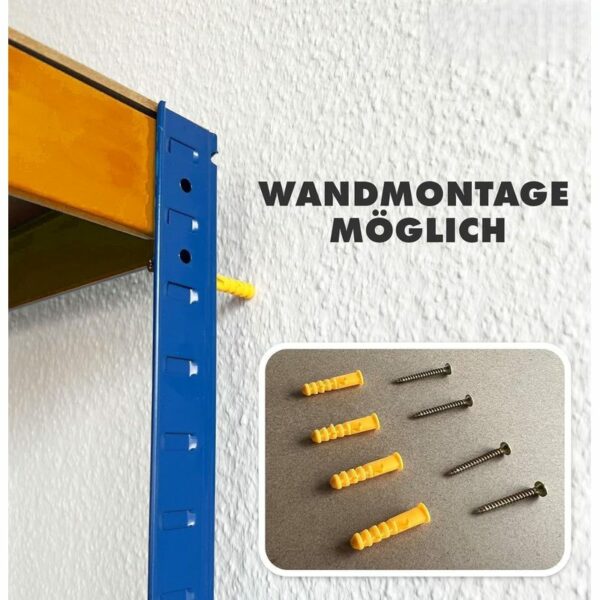 Rayonnage FLOORDIREKT Titan Rack 5 niveaux - 875 à 1 250 kg