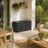 Coffre de jardin en résine 340L anthracite
