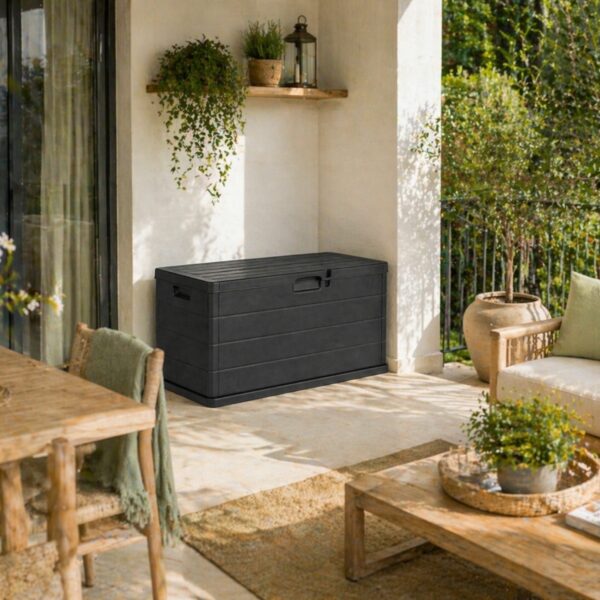 Coffre de jardin en résine 340L anthracite