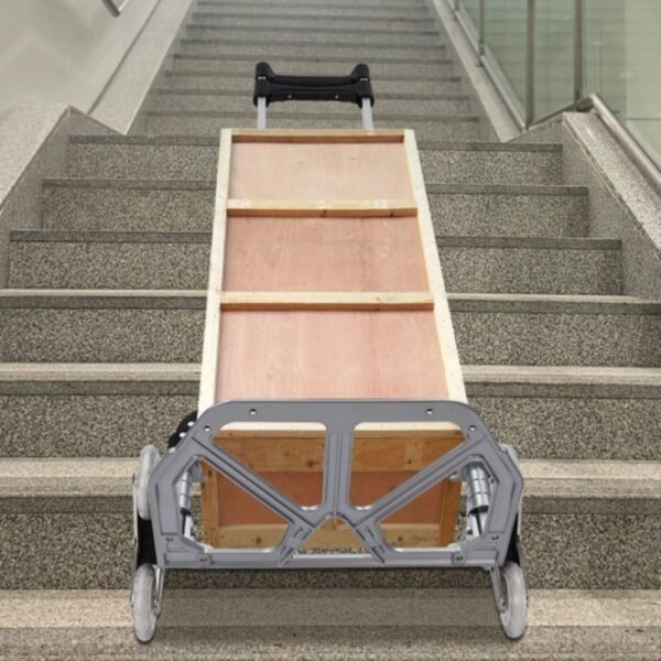 825acc2d649243cbab07c075b04676d1-goods Diable monte-escalier pliable 75 kg - aluminium et 6 roues