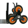 Diable monte-escalier pliable 200 kg - roues triples et cadre acier