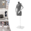 Mannequin de couture femme avec entrejambe et bras articulés - 120 à 210 cm