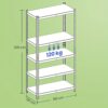 Rayonnage métallique SONGMICS 5 niveaux 100 x 50 x 200 cm - 600 kg