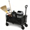 Chariot pliable compact 46,5 × 34 cm tout-terrain