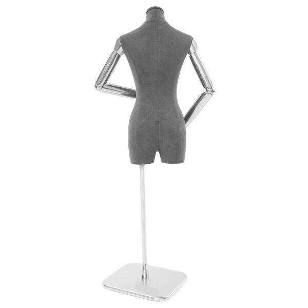Mannequin de couture femme avec entrejambe et bras articulés - 120 à 210 cm