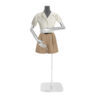 Mannequin de couture femme avec entrejambe et bras articulés - 120 à 210 cm