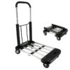 c05d69f4-f1fb-4326-a225-34afe7a49f21 Chariot plateforme extensible en aluminium 200 kg - plateau 44 à 66 cm