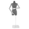 Mannequin de couture femme avec entrejambe et bras articulés - 120 à 210 cm