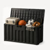 Coffre de jardin 170 L compact avec poignée intégrée - 78 × 55 × 52 cm