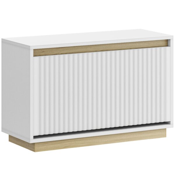 d31f58aa-8c7c-461a-9a37-db296defaa45 Banc à chaussures compact blanc avec rangement basculant - 75 cm