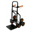 Diable monte-escalier pliable 200 kg - roues triples et cadre acier