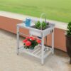 Plonge inox 1 bac avec tablette 80 x 55 cm