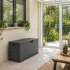 Coffre de jardin en résine 340L anthracite