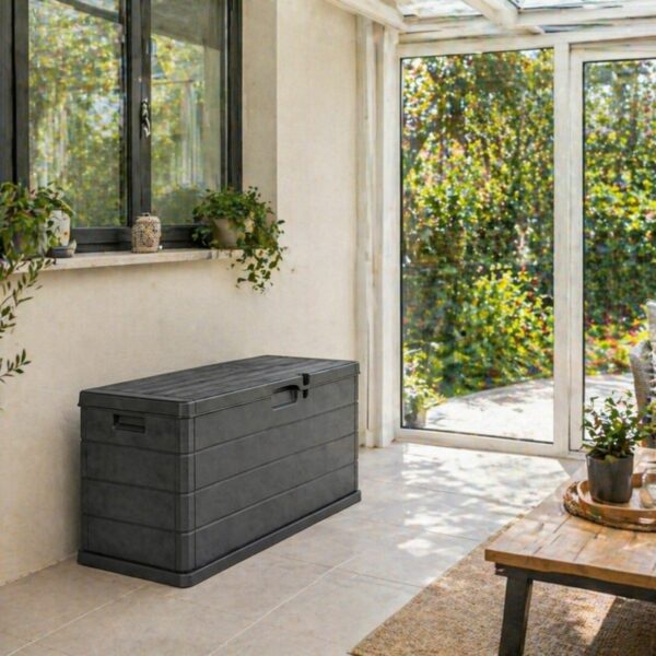Coffre de jardin en résine 340L anthracite